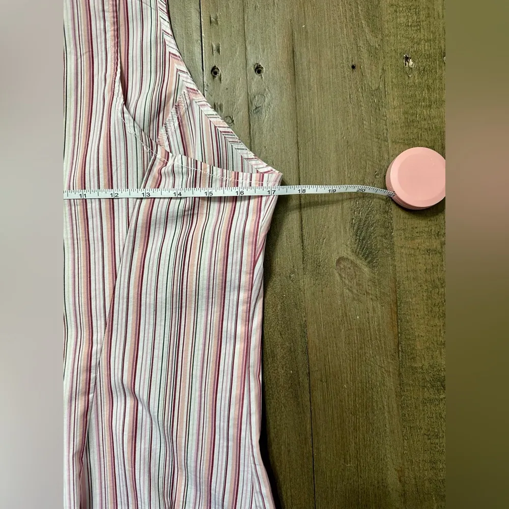 NWT Urban Outfitters Party Girl Cotton-Blend Button
Down Sleeveless Shirt Large - Image 8