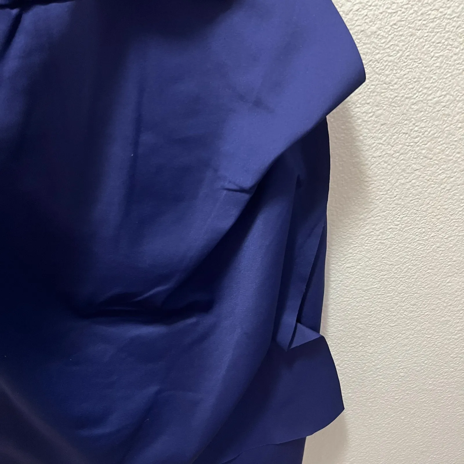 Lane Bryant Navy Blue Sheath Dress Knee Length Party Plus Size 18 Cap Sleeve - Image 5