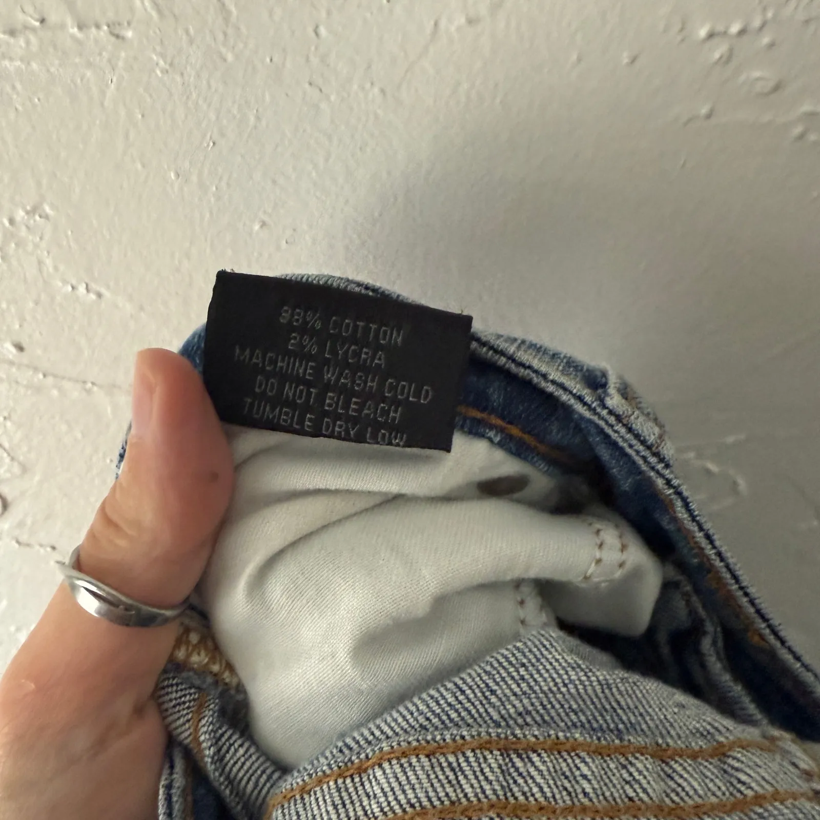 JET John Eshaya Distressed Skinny Jeans Size 4 Lightning Bolt Pocket Blue - Image 6