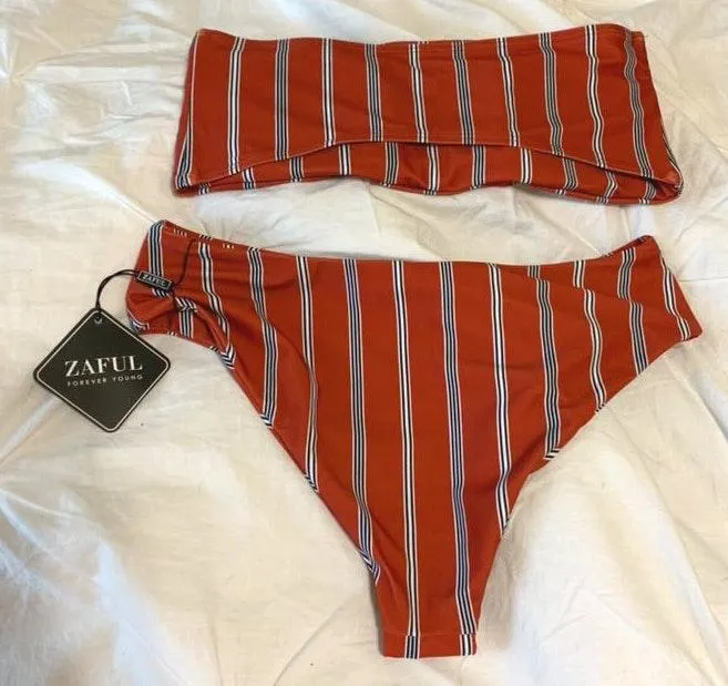 Zaful striped strapless bikini  - Image 2