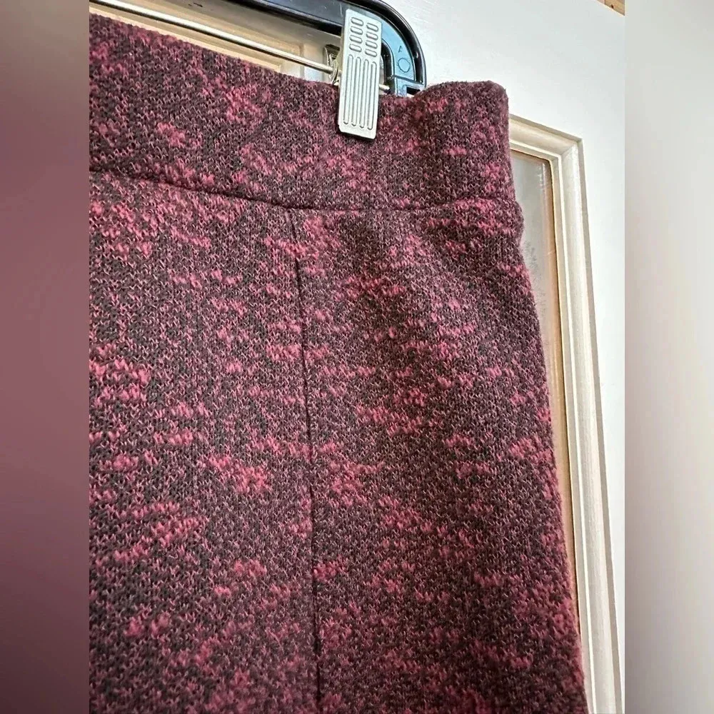 Lands End | Black & Pink Heavyweight Bell Flare Skirt Size S Small Retro Vibes - Image 3