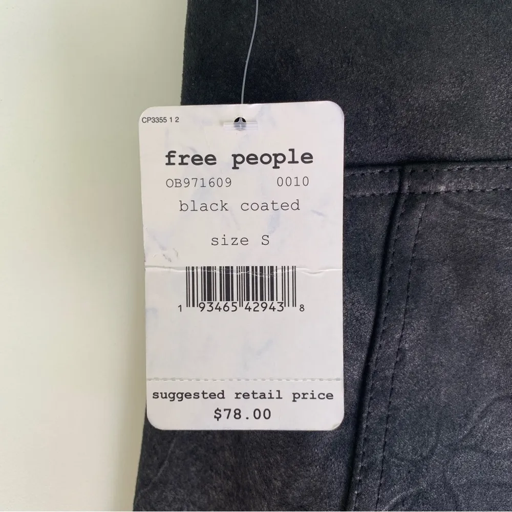 Free People Heatwave Faux Leather Bike Shorts - Image 6