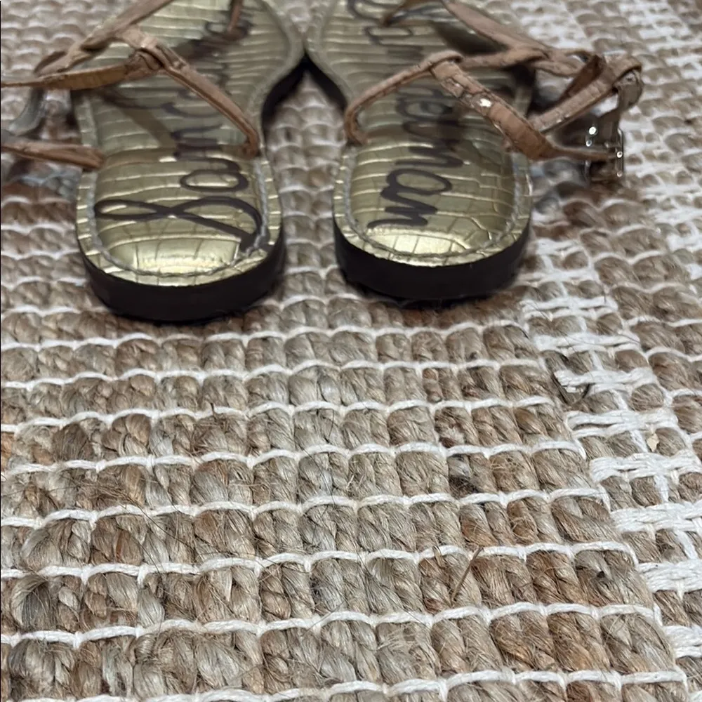 Sam Edelman Women's Gigi natural python Sandals - Image 9