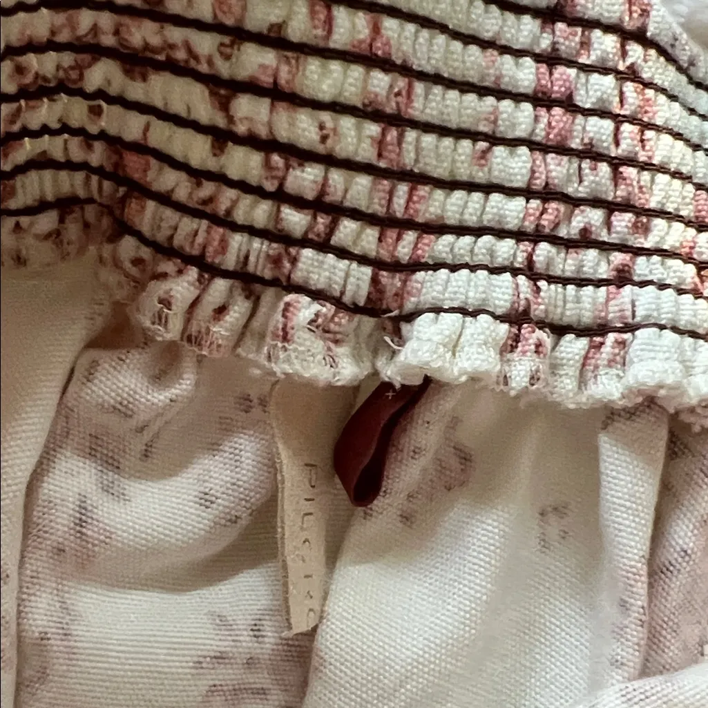 Anthropologie Pilcro Cream Bandana Print Skirt XS rare - Image 2