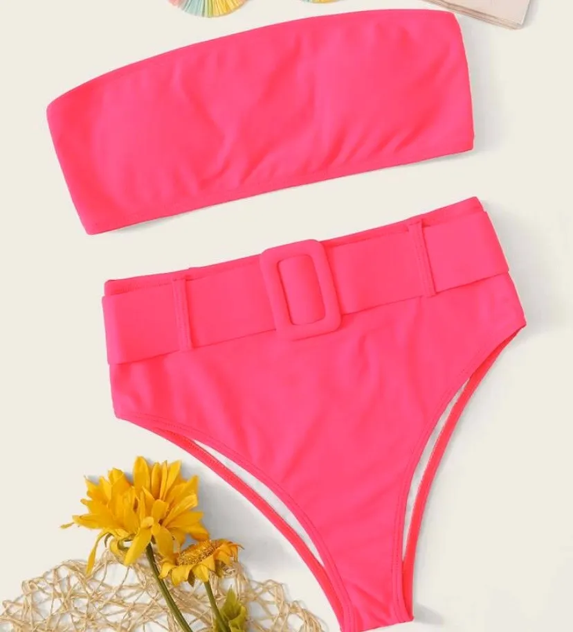 Swim Suit Set Pink - Image 2