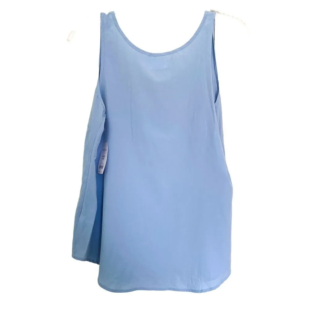 Time and Tru Light Blue Sleeveless Swing Tank Top Size Small - Image 2