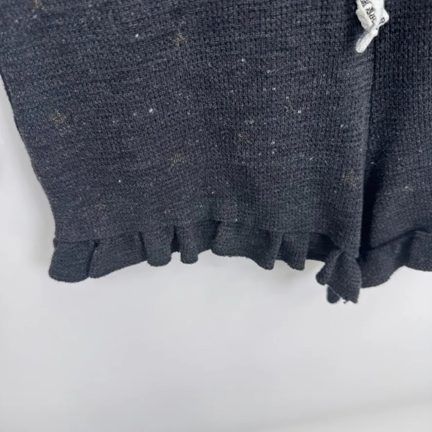 Victoria's Secret PINK Thermal Romper Small Gray Tie Waist‎ Long Sleeve Shorts - Image 7