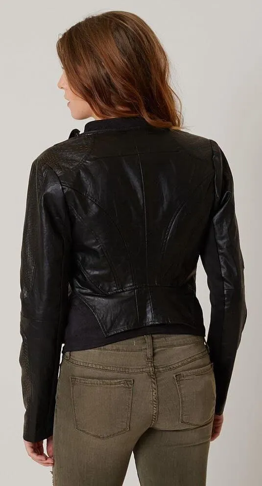 Ark & Co. Black Leather And Suede Jacket - Image 2