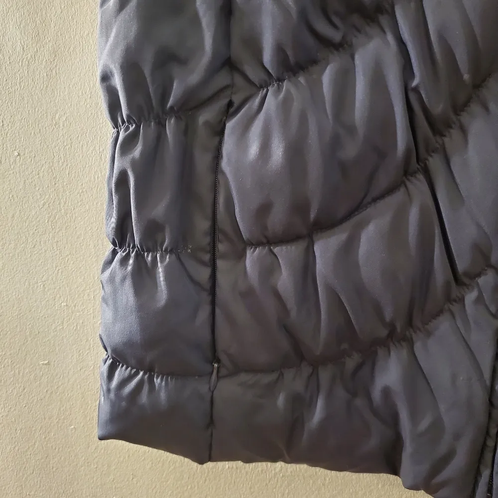 Nine West Navy Blue Womens Quilted Zip-Up Vest - Image 7