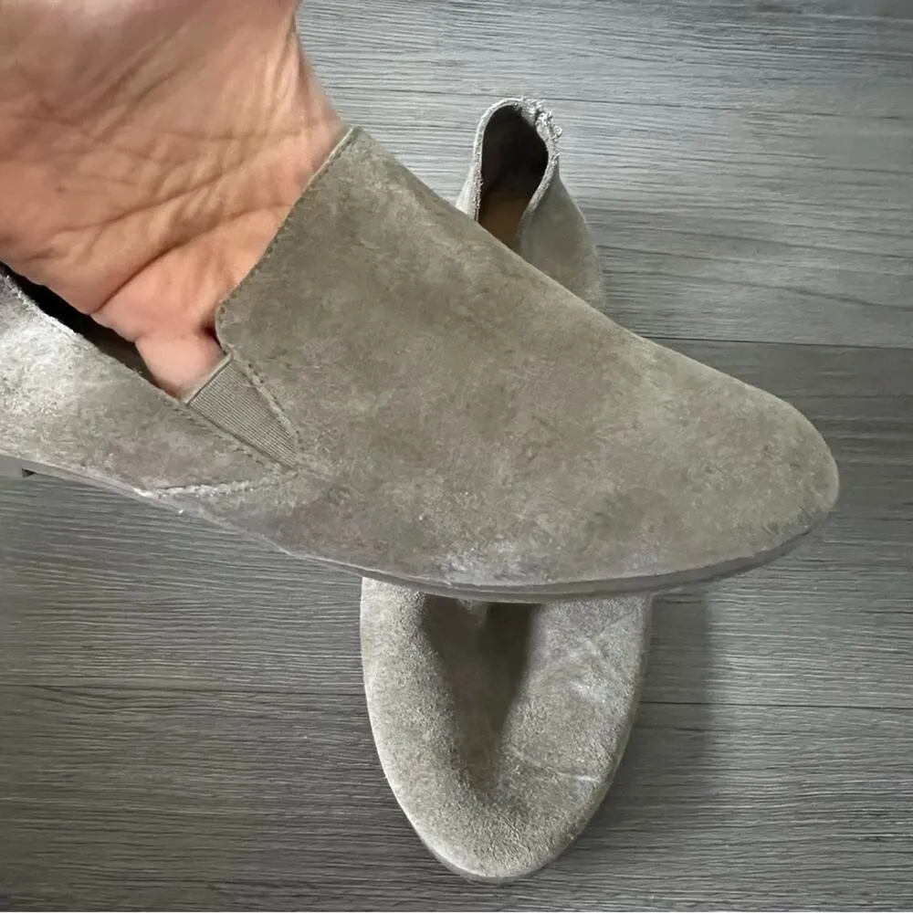 Lucky Brand Shoes Charsa Casual Slip On Flats Loafer Brown Suede 10 - Image 5