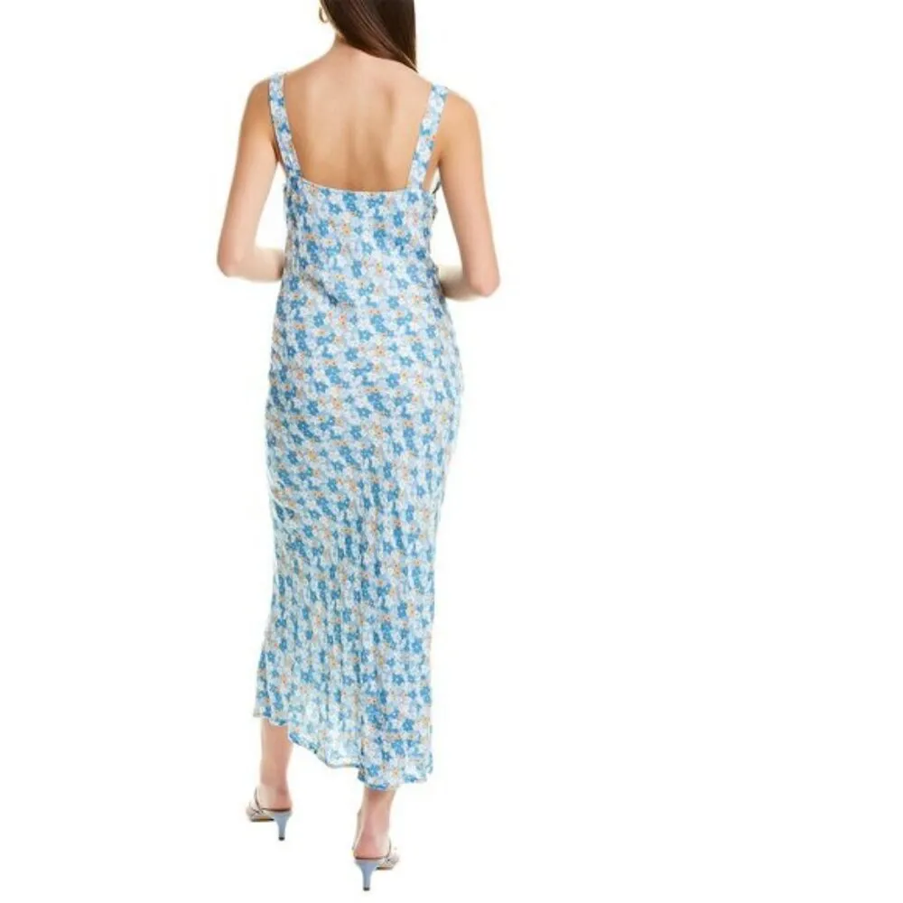 Charlie Holiday Blue Floral Midi Dress - Image 5