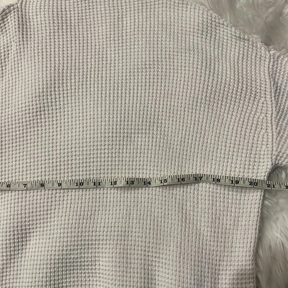 MICHAEL KORS Ivory White Turtle Neck Sweater Size Large - Image 6