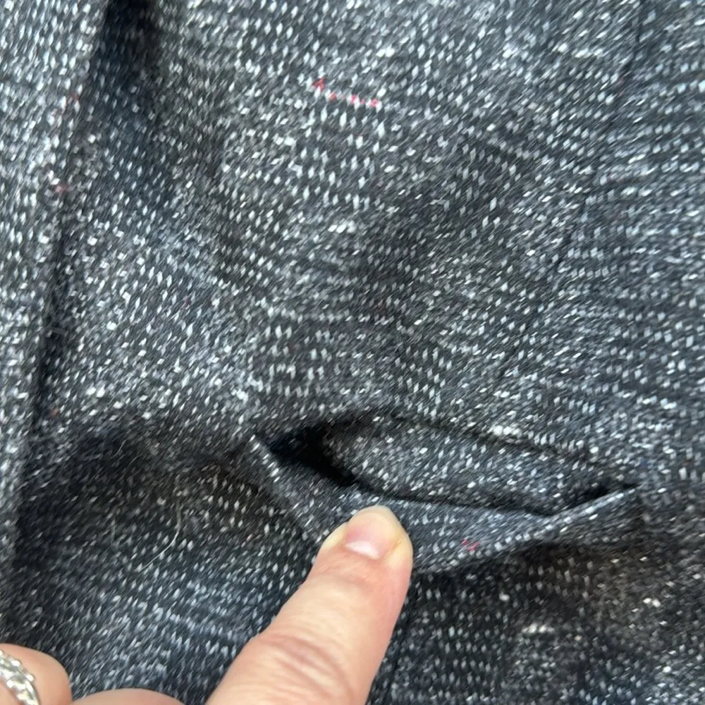 Vintage Peabody House Tweed Wool Skirt Suit Set Gray 13/14 - Image 10