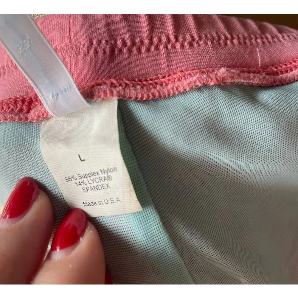 Vintage 90s J. Crew Salmon Swim Boy Short Bikini Bottom - Large - Image 5