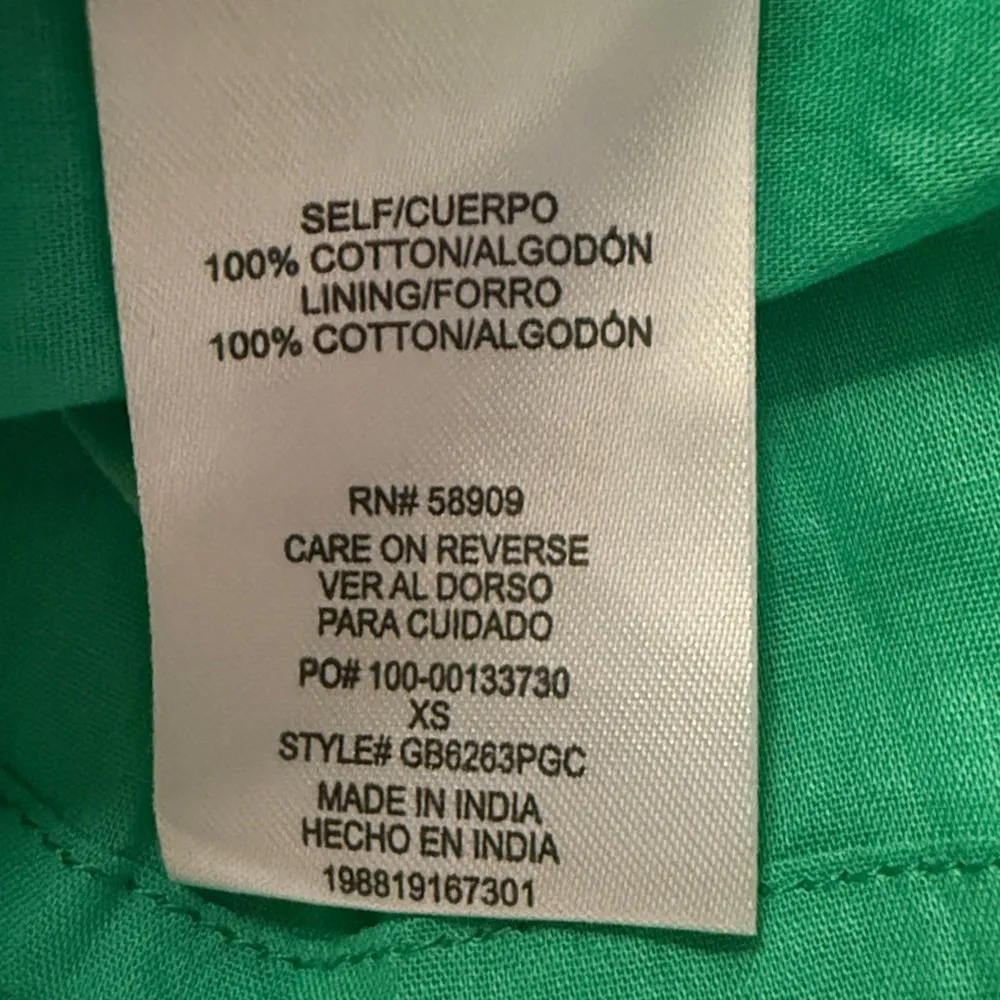 GB Floral Midi Skirt Made in India 100% Cotton
Gently used / Used once in time Green Size XS - Image 7