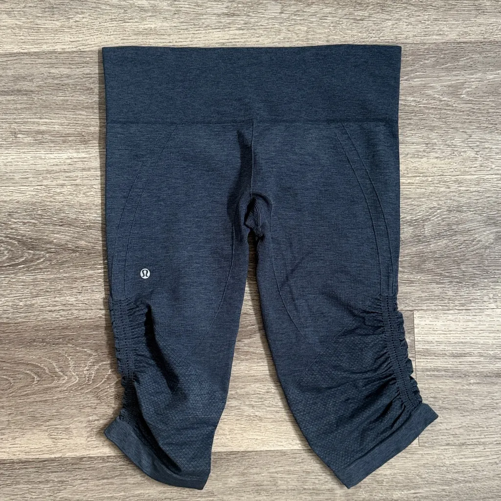 Lulu Townsend Blue The Flow Crop Leggings 23” - Image 2