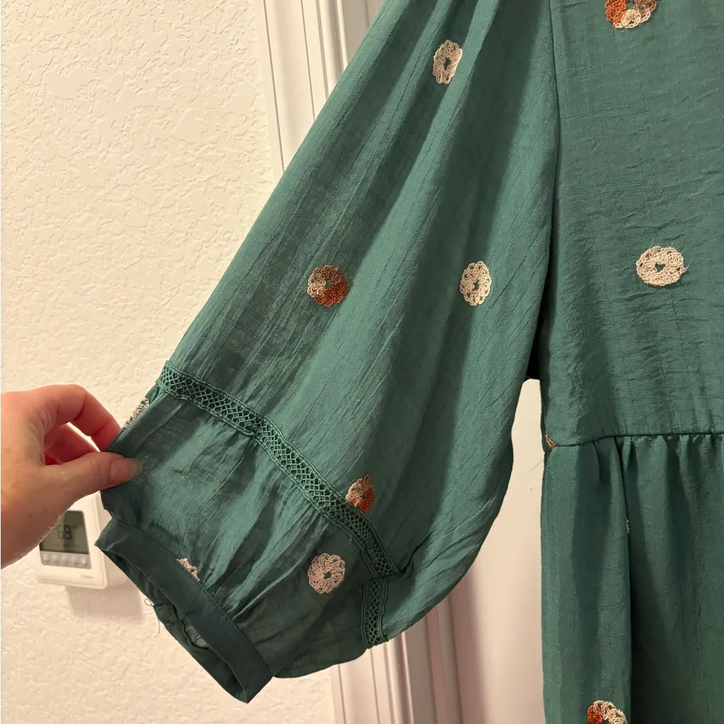 Figueroa & Flower Anthropologie Boho Midi Dress Size XL NWT - Image 4