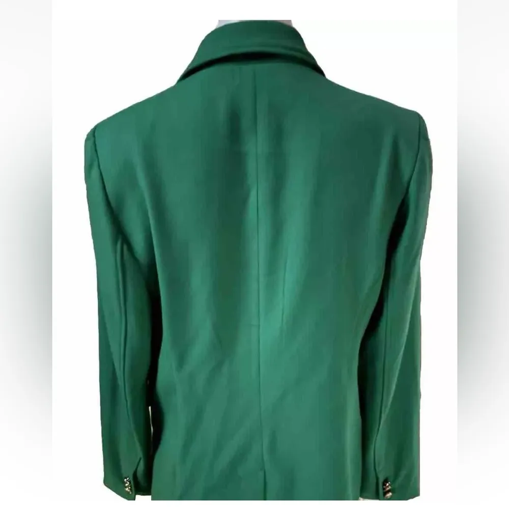Rachel Zoe, Kelly Green, Women’s Double Breasted Fully Lined Blazer, Size Small - Image 5