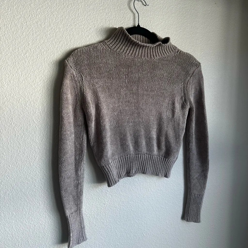 Wilfred Tan Turtleneck Sweater - Image 2