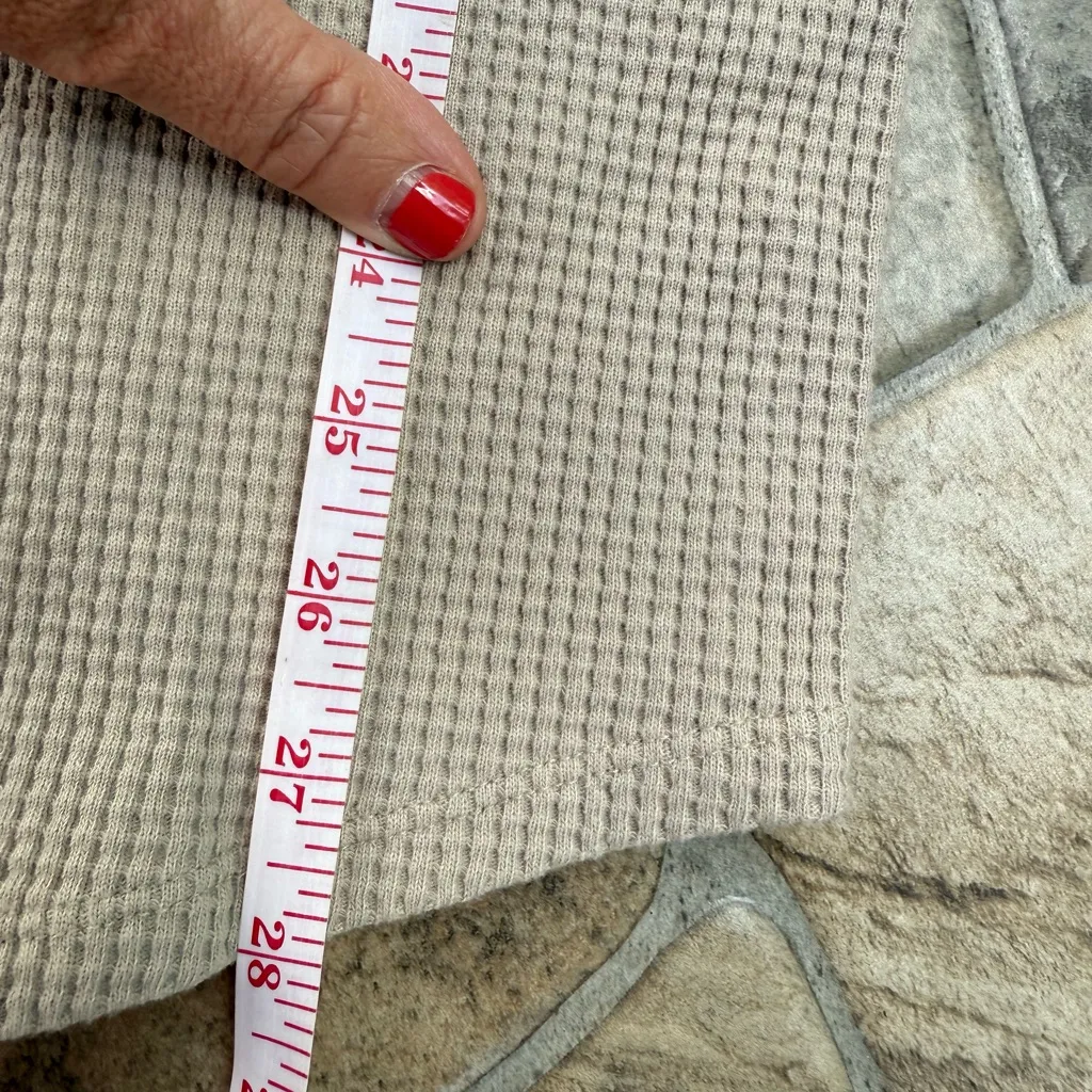 Lovers + Friends Revolve Beige Thermal Mini Tunic Top Dress in Size XS X-Small - Image 7