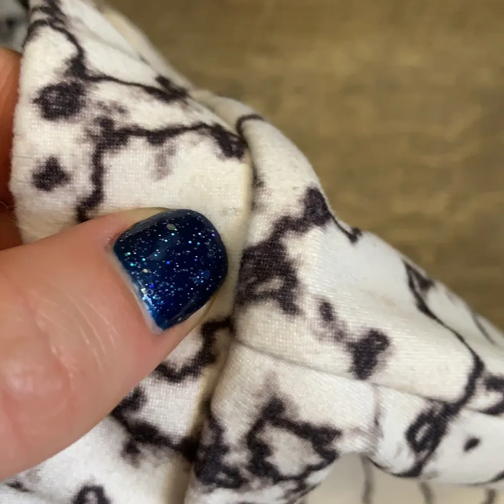 Midnight Alias Marble Stretch Skirt SZ 8 White - Image 5