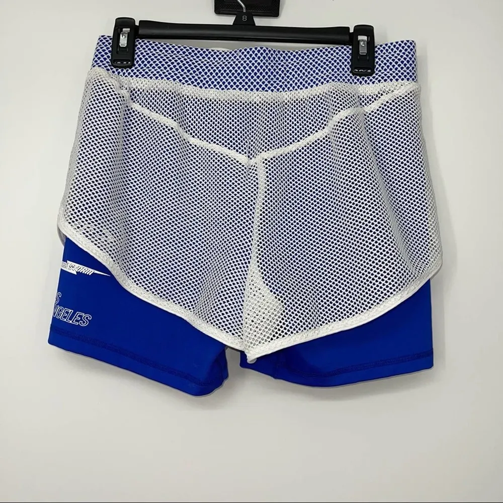 LF THE BRAND ROYAL BLUE SHORTS WITH WHITE MESH NET MEDIUM - Image 32