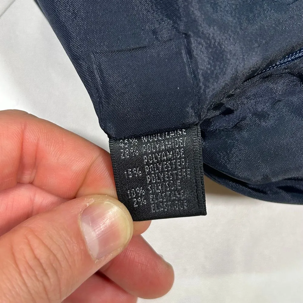 Lafayette 148‎ Wool Blend Tweed Style Knee Length Skirt Womens 8 Blue - Image 7