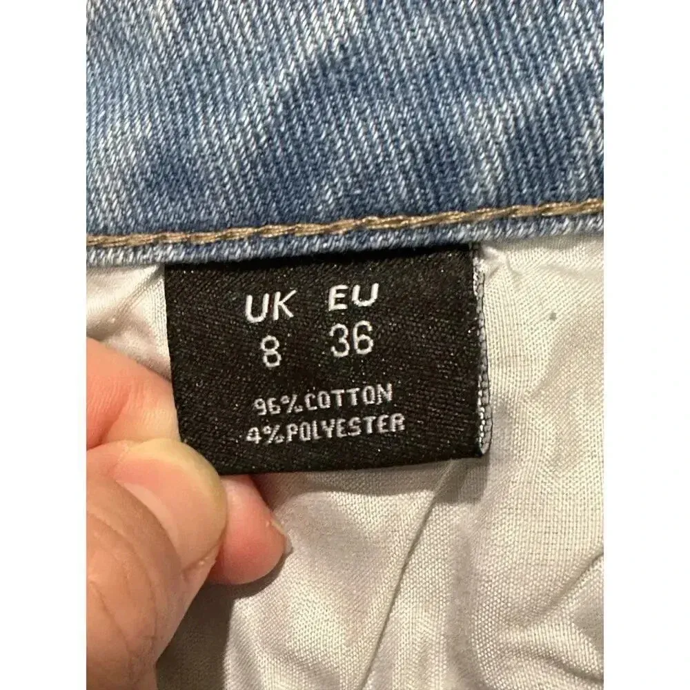 Nasty Gal‎ Jeans w/Butterfly Peekaboo Holes - Image 6