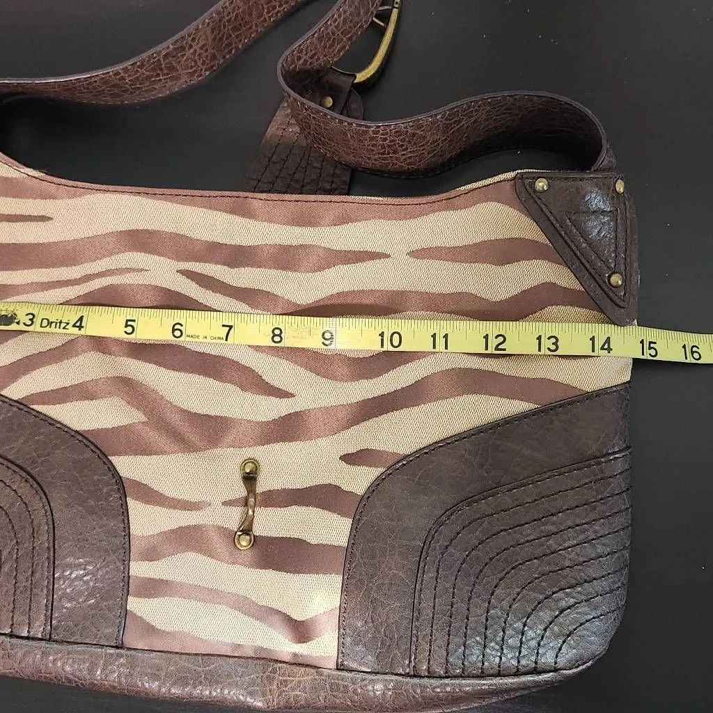 Jessica Simpson Brown Zebra Handbag - Image 10