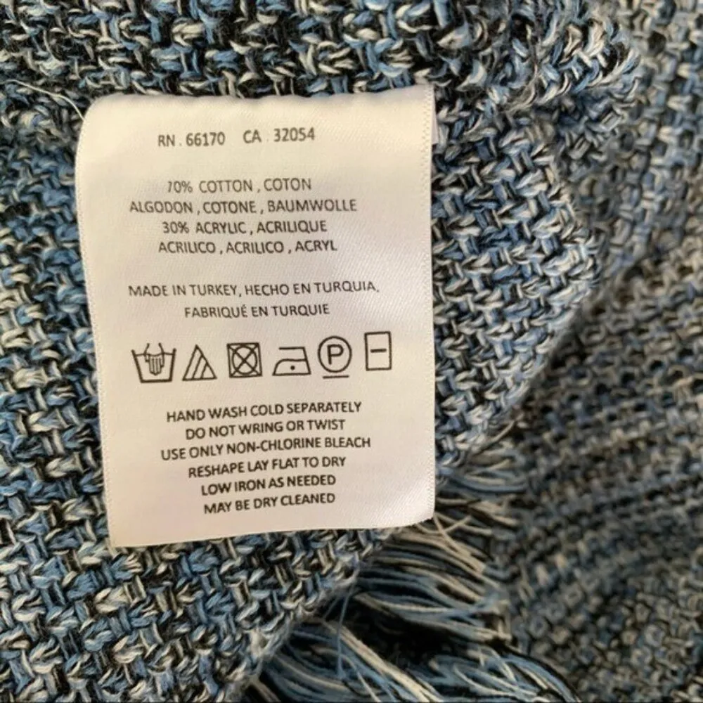 Anthropologie Holding Horses Knit Dress Small Blue Sleeveless‎ Midi - Image 8