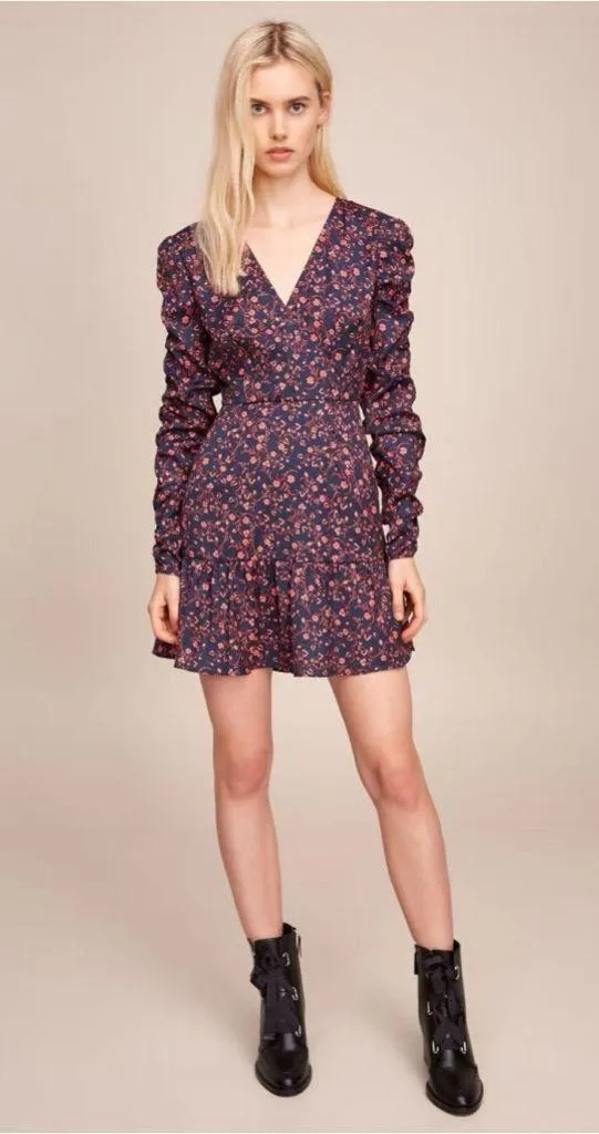 The Fifth Label Archer Long Sleeve Mini Dress in Navy Floral Size M NWT - Image 3