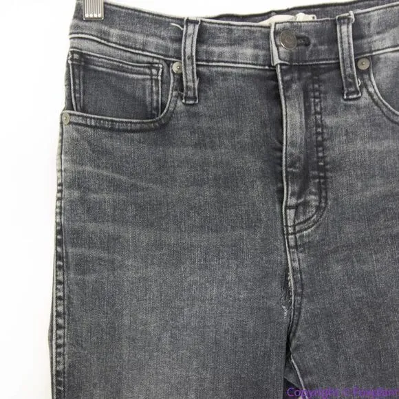 NEW Madewell 10" High-Rise Skinny Crop Jeans‎ in Oakwood Wash, 26 - Image 16