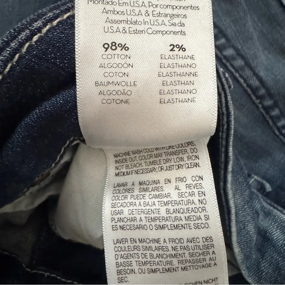 MOTHER The Pixie Skinny Button Fly Denim Jeans in Echoes Size 27 Blue - Image 9