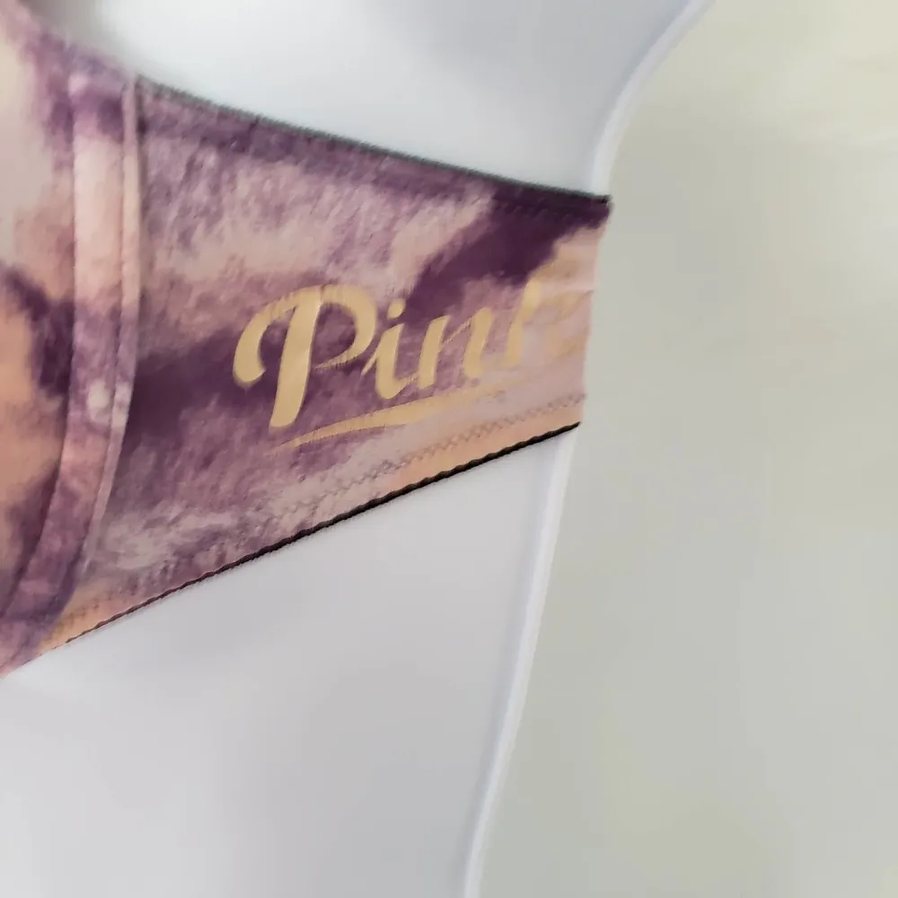 Victoria's Secret PINK Womens Bra Size 32D Wear Everywhere Pushup marble - Image 4