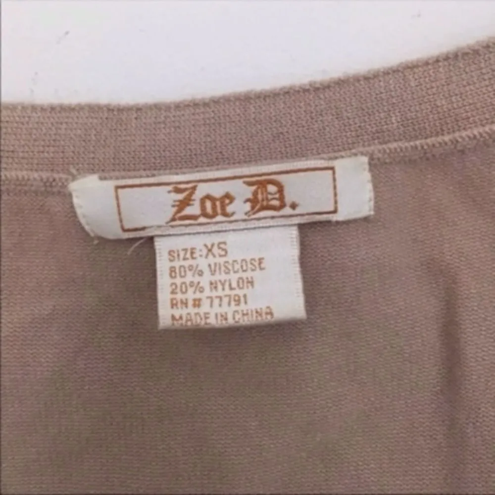Zoe D. SZ XS Button down Sweater - Image 3