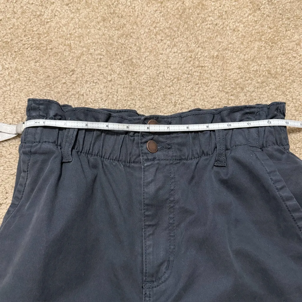 Universal Thread High Rise Tapered Pants, paper bag waist, charcoal black size 2 - Image 8