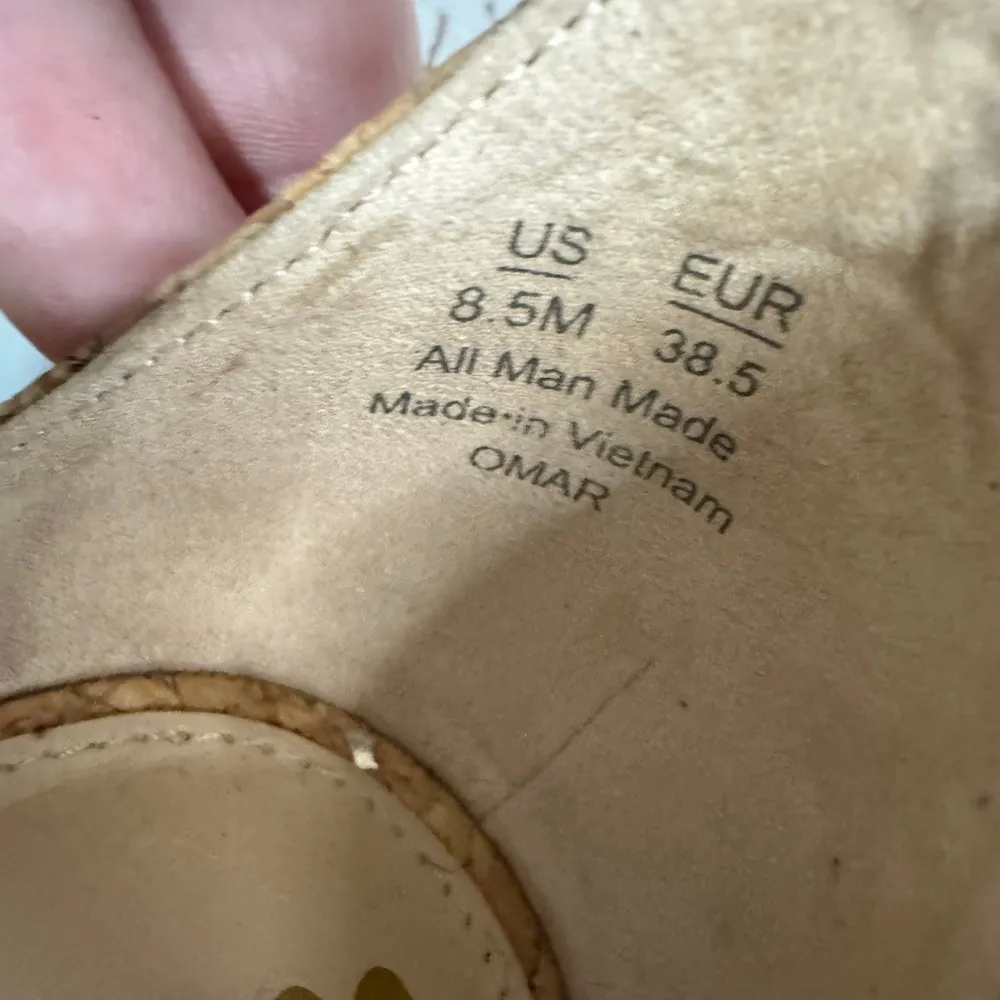 Sam Edelman Omar cork heels size 8.5M - Image 7