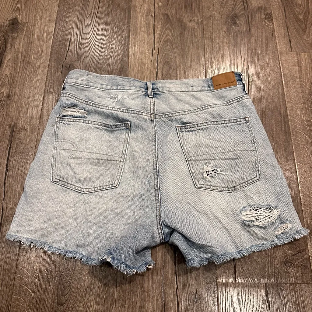 American Eagle Denim Jean Shorts Women's Boyfriend Short Cotton Boho Festival - Image 2