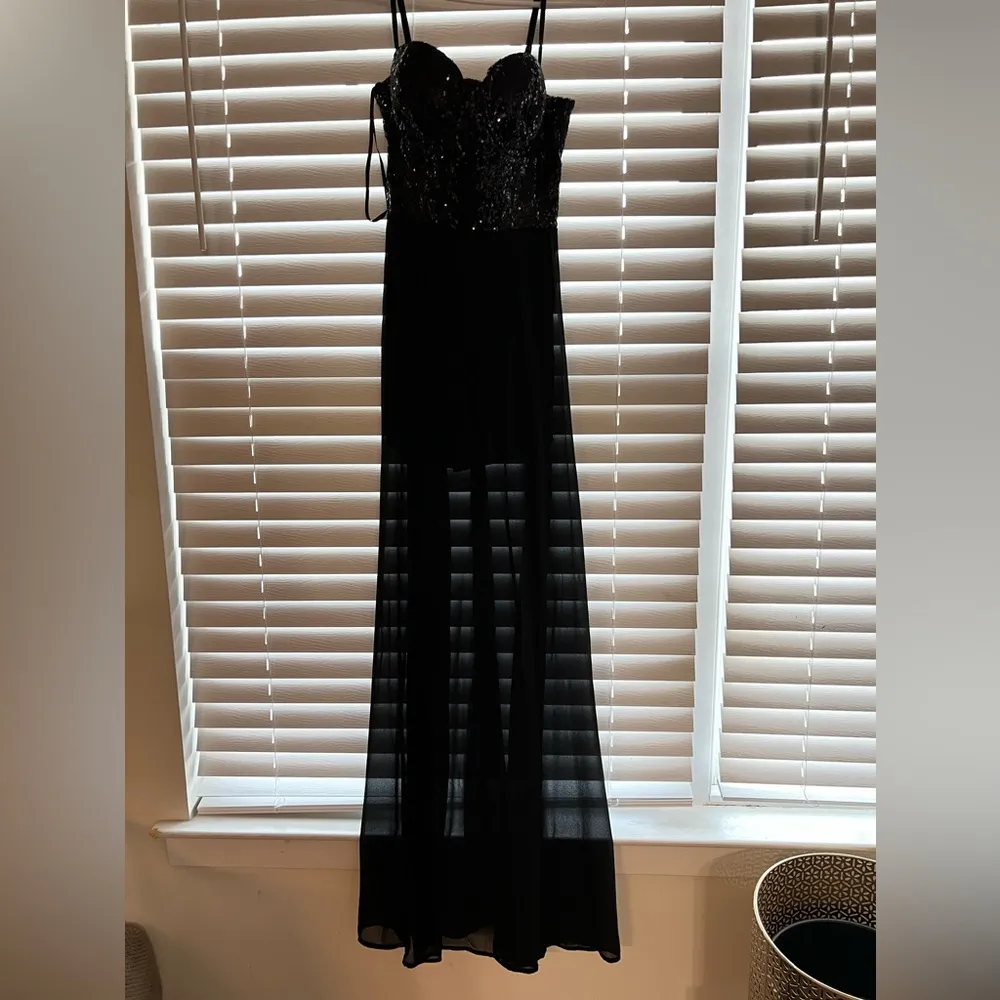 Sparkly Long Prom Dress - Image 3