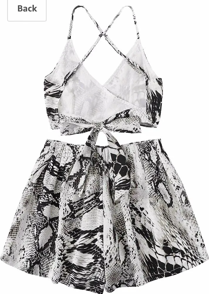 Snake Print 2 Piece Multiple - Image 2