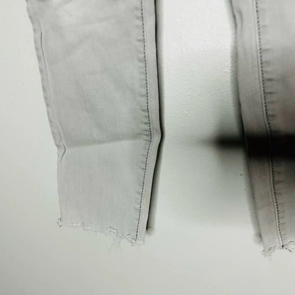 SPANX Women's Gray Ultra Light Wash Denim The Slim-X Cropped Jeans Size 29 - Image 7