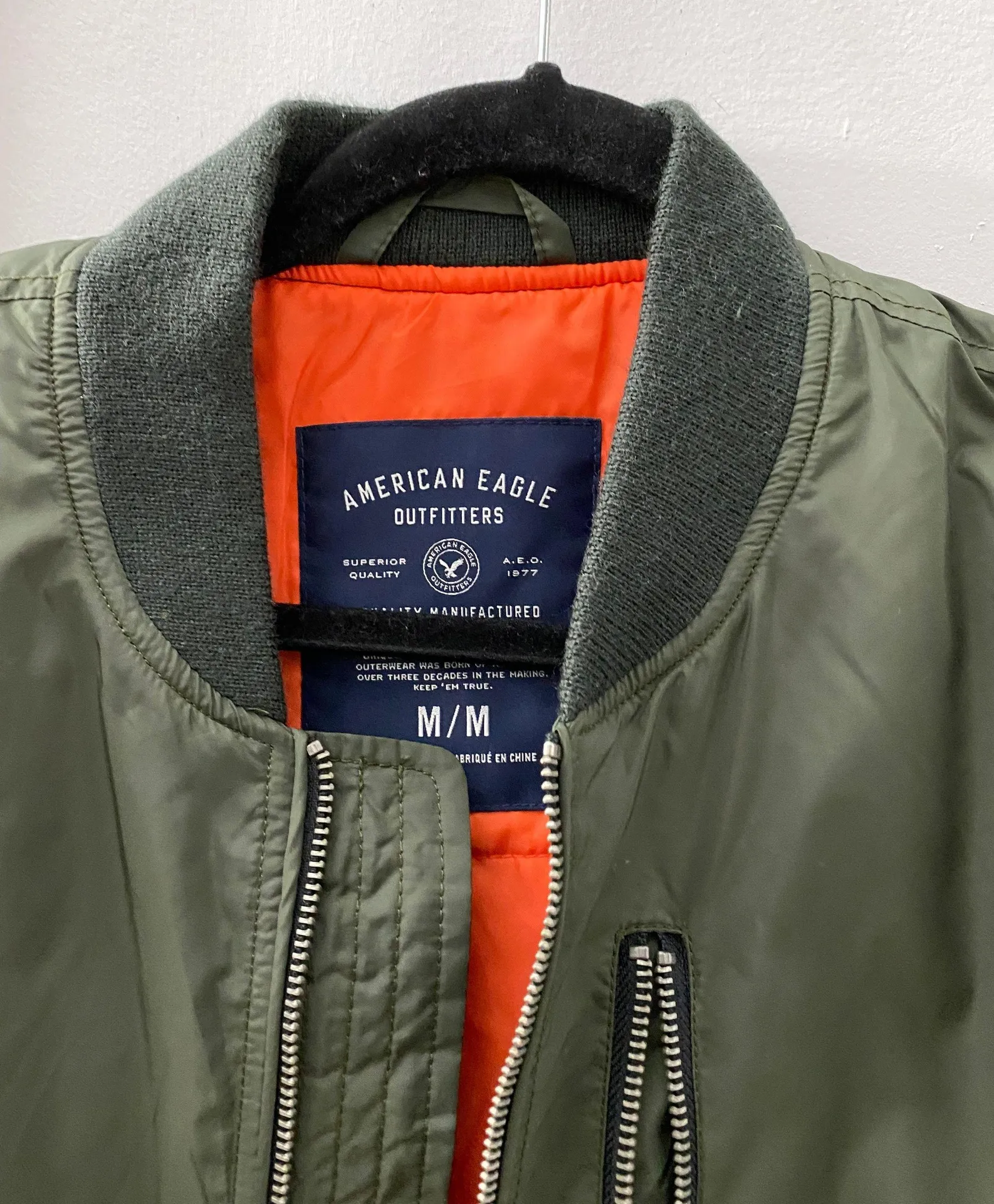 s Green Bomber Jacket - Image 4