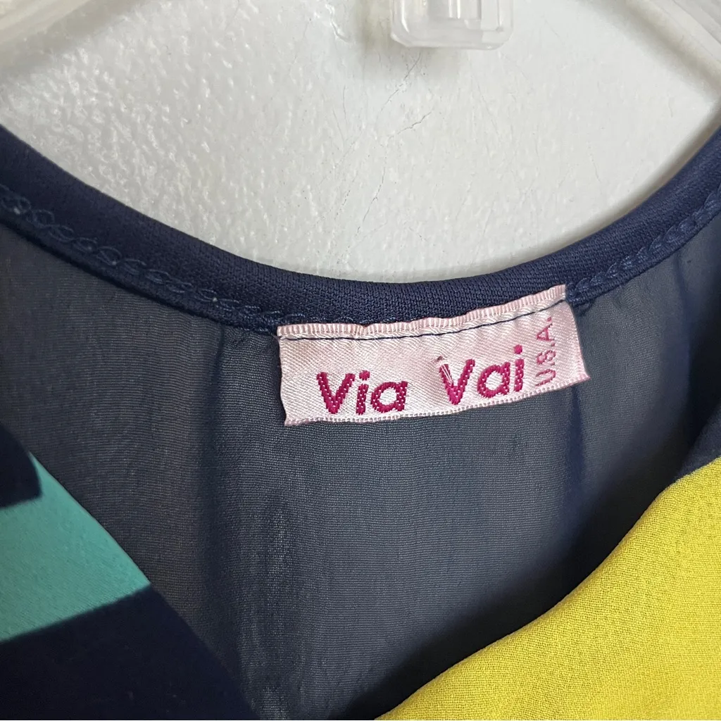 Anthropologie ViaVai Sheer Top Medium - Image 5