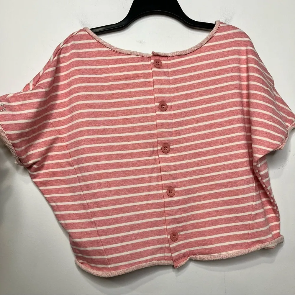 Rusty  nineteen eighty five cropped striped top‎ size 8 - Image 8