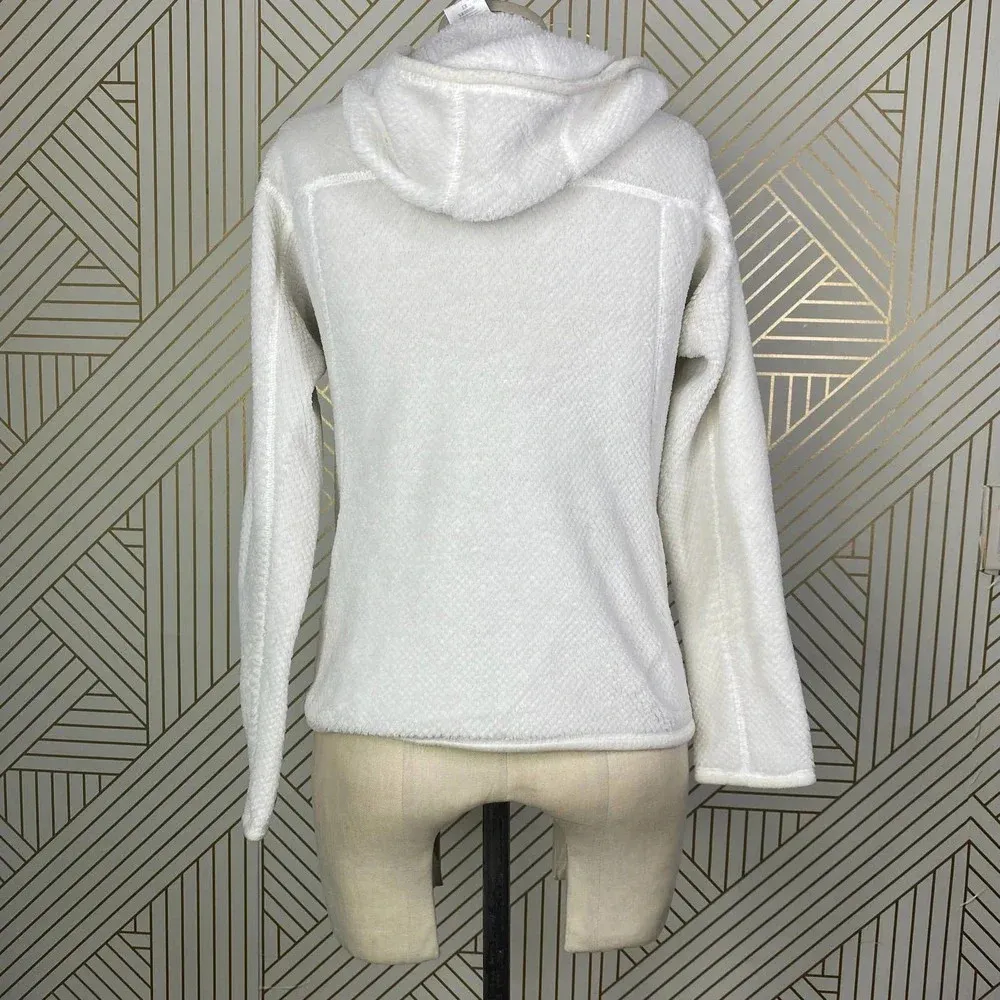 Patagonia Re-Tool Snap-T‎ Fleece Pullover Hoodie Sweatshirt Cream Size US XS - Image 8
