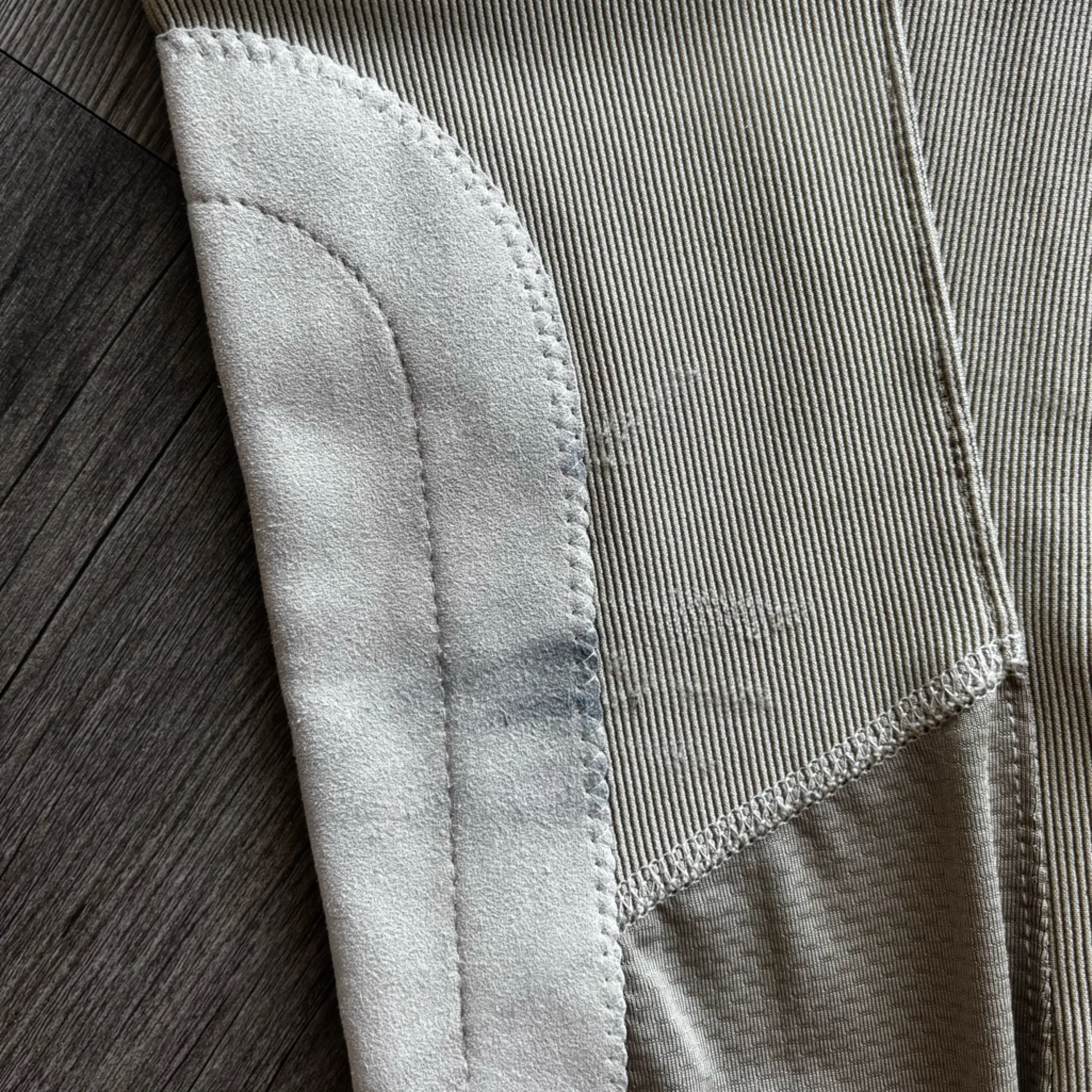 Irideon Cadence Ribbed Knee Patch Breeches Tan XL - Image 8