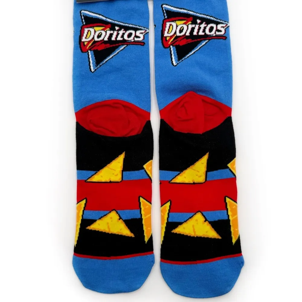 Odd Sox Doritos Cool Cooler Ranch Crew Socks Mens Womens Blue Fun Novelty Gift - Image 6