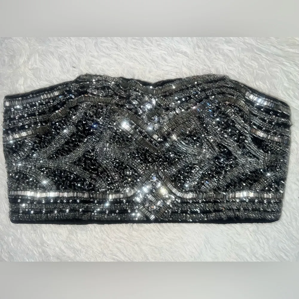 Urban Outfitters Kimchi Blue XS beaded bustier - Image 3