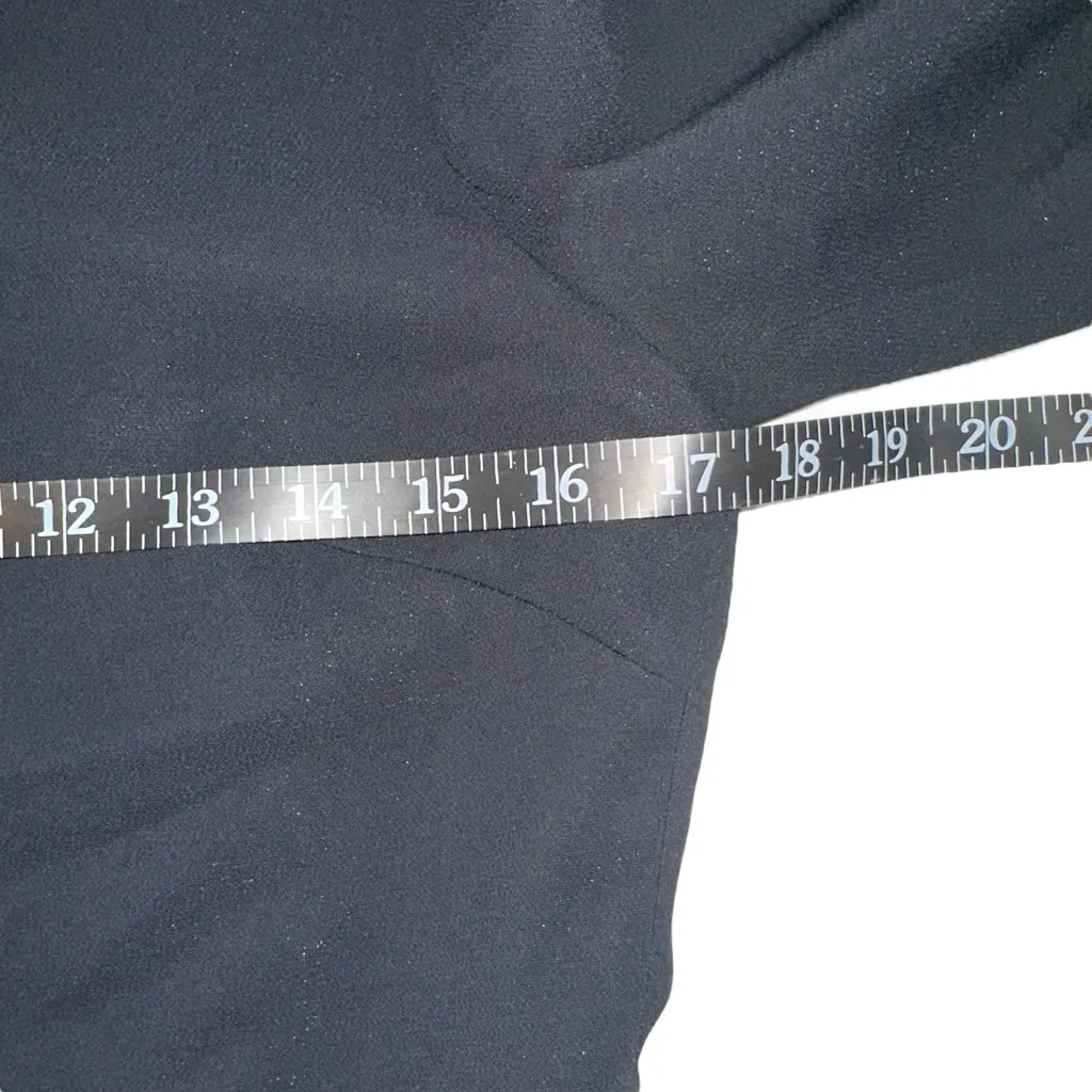 A.L.C. Cassidy Ruffle Flare Sleeve Black Mini Dress 6 - Image 7