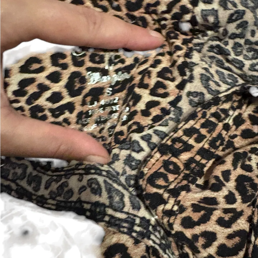 Rock 47 X Wrangler Leopard Long Sleeves Western Shirt Size Small - Image 5